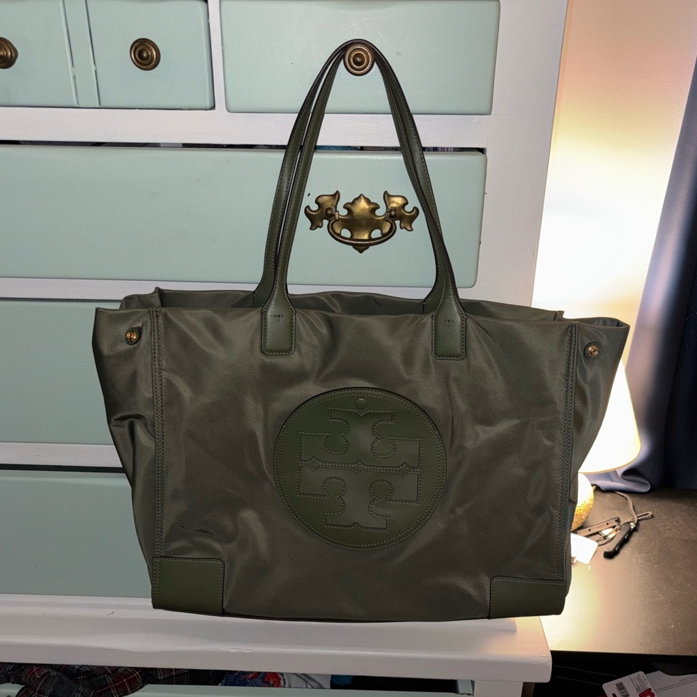 Tory Burch Green Ella Tote